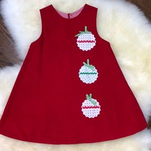 Girls Mary James ornament holiday dress 3T